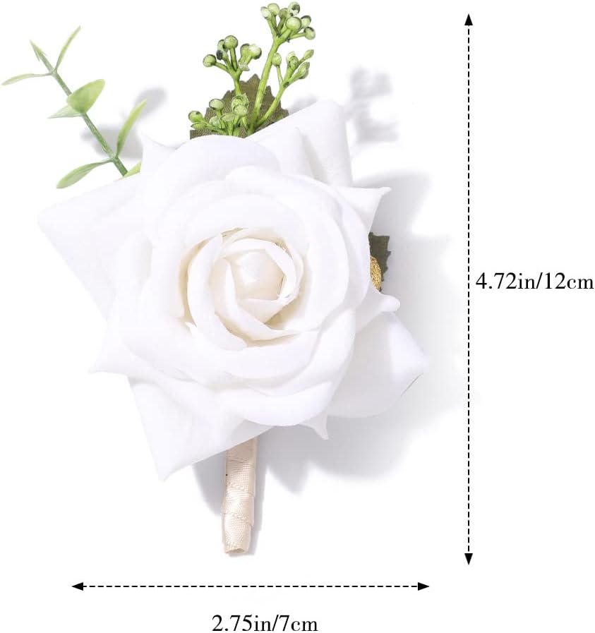 Wedding Boutonniere Groom Flower Buttonholes Groomsmans Prom Party Suit Decoration Anniversary Accessories for Man