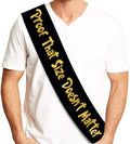 Sterling James Co. Size Doesnt Matter Groom Sash - Bachelor Party Sash for Him - Bachelor Party Decorations, Supplies and Gifts