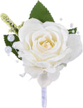 Rose Boutonniere for Men, Lapel Pin FlowerAnniversary & Formal Party Suit