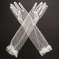Bride Thin Lace Gloves Wedding Accessories Thin Gauze Long Gloves
