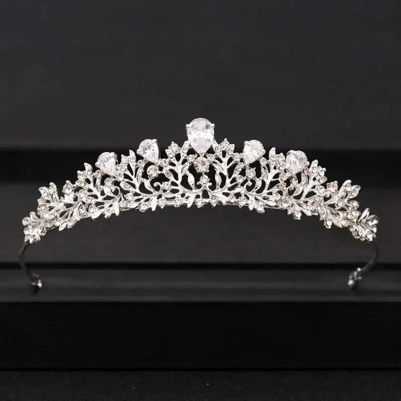 Wedding Crown Hair Jewelry Bridal Hair Accessories Women Baroque Crown Rhinestones Crystal Tiaras Bride Queen Party Crowns Gift