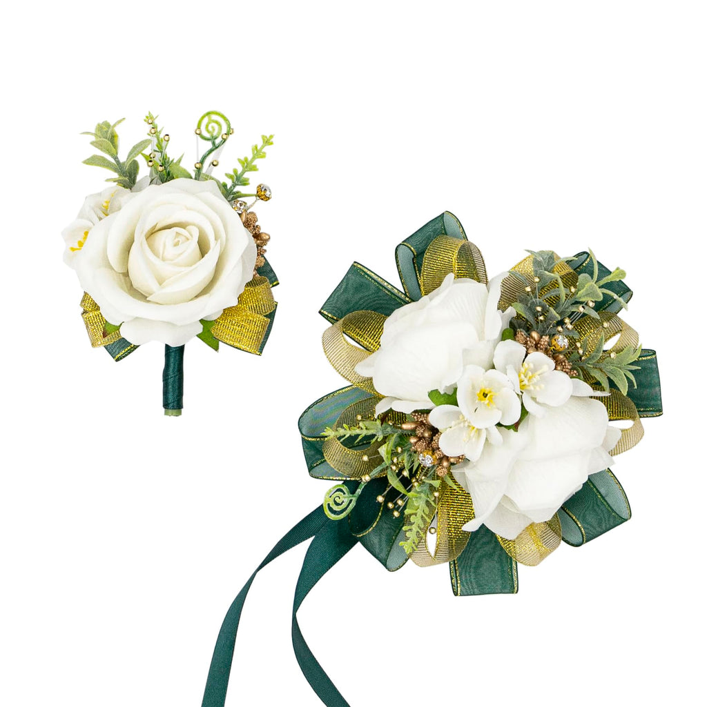 Royal Blue Corsage and Boutonniere Set Prom Homecoming Flower