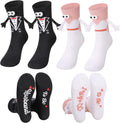 Jspupifip 2 Pairs Bride and Groom Socks