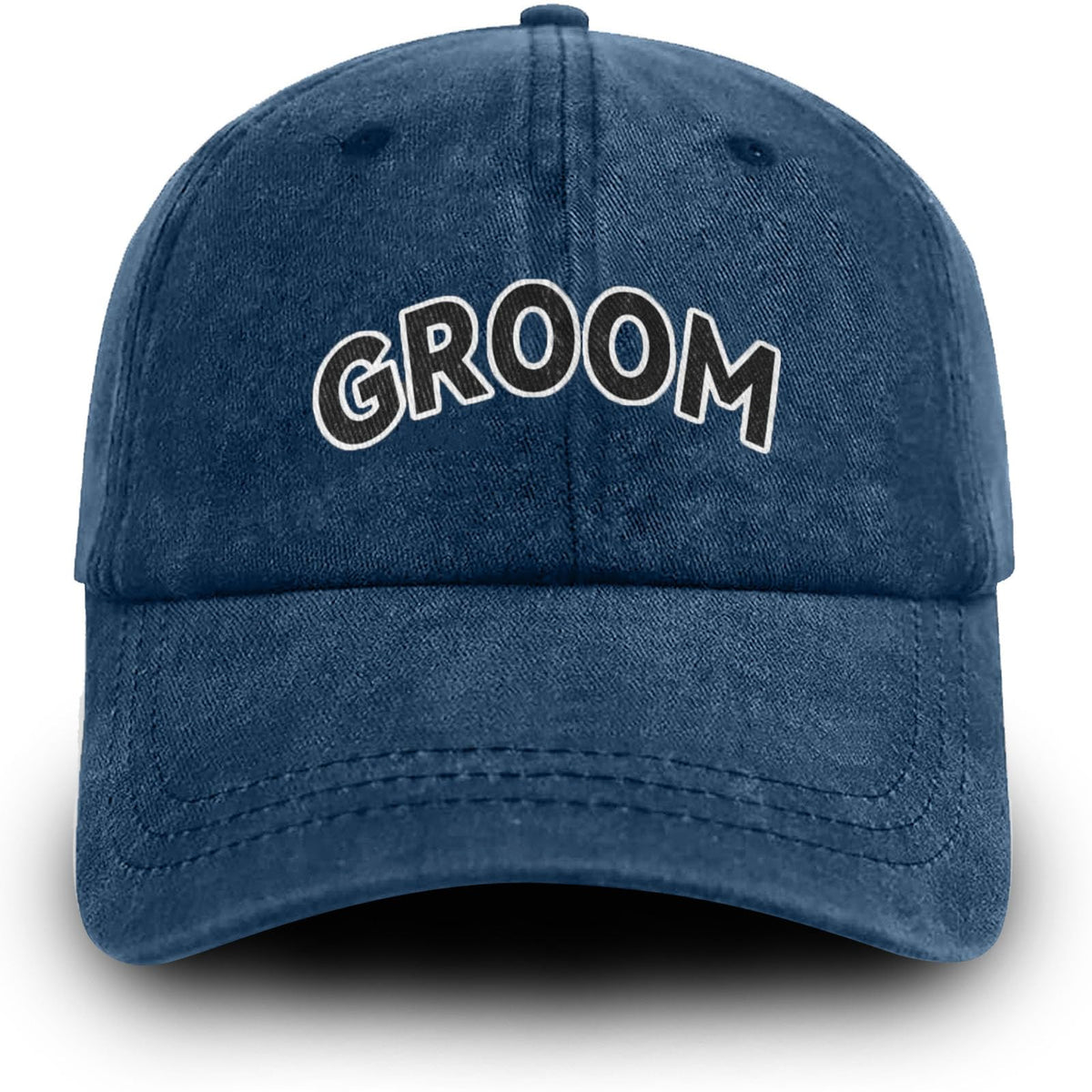 Groom Hat Adjustable Washed Cotton Groom Baseball Cap Wedding Gifts