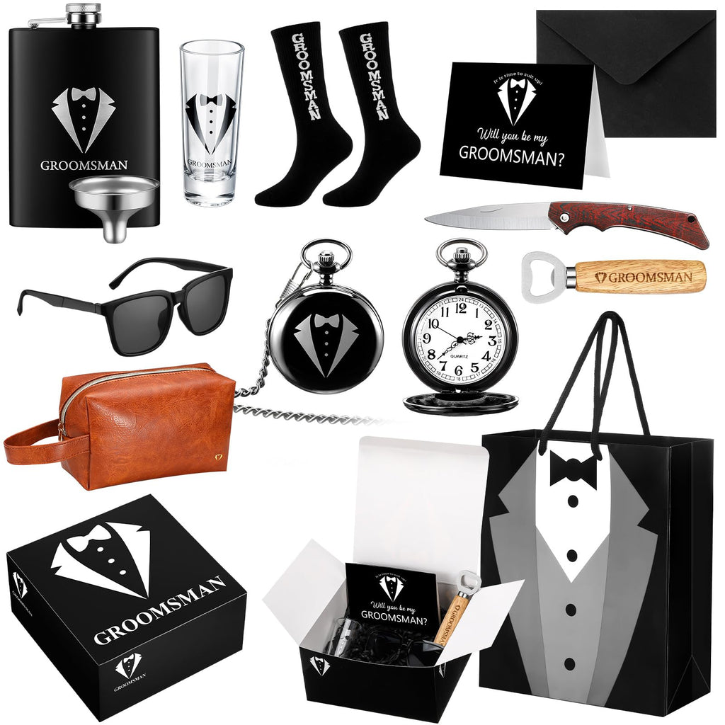 Shinylin 13 Pcs Groom Proposal Gift Set