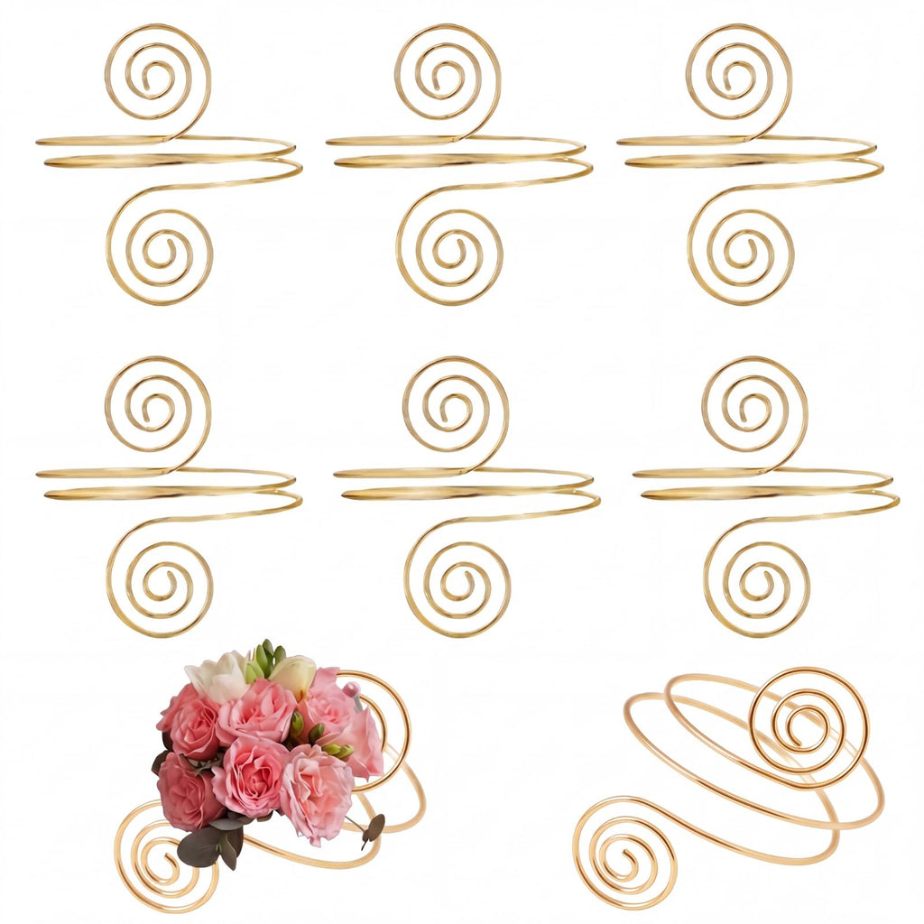 Liliaafar 6 Pcs Gold Corsage Wristlet Cuff Bracelets Women,Cuff