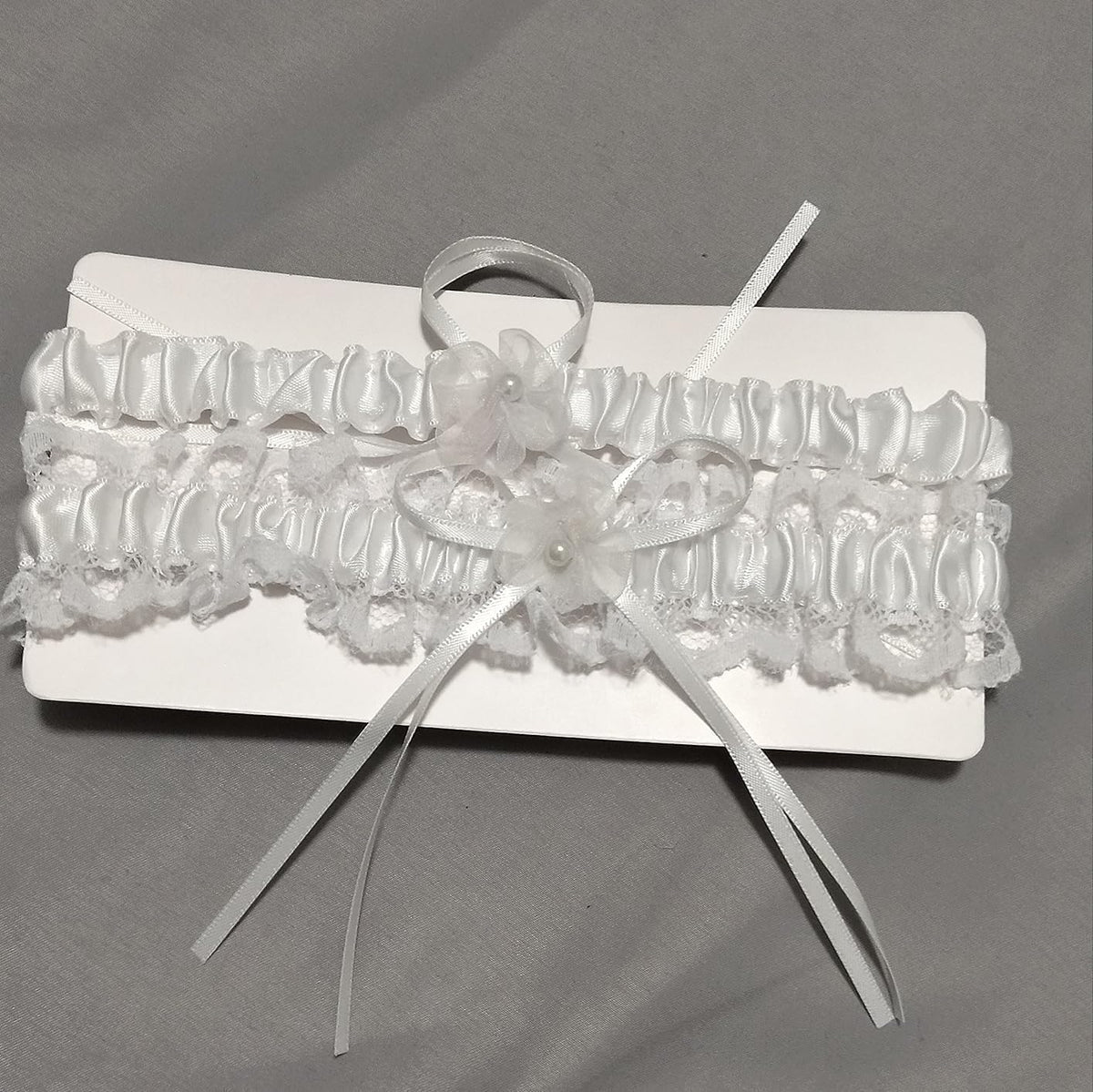 Lace Wedding Garters for Bride Pearl Stretch Prom Garter, Women Wedding Bridal Legs Garter Set