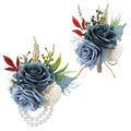 Canlierr 2 Pcs Orange Corsage and Boutonniere Set Wedding Accessories