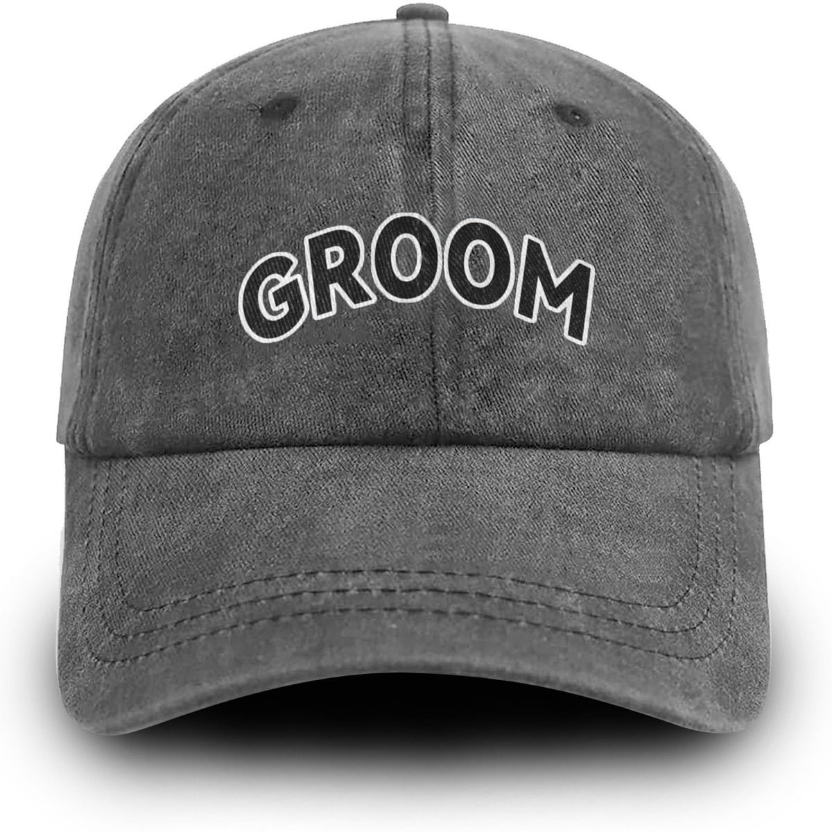 Groom Hat Adjustable Washed Cotton Groom Baseball Cap Wedding Gifts