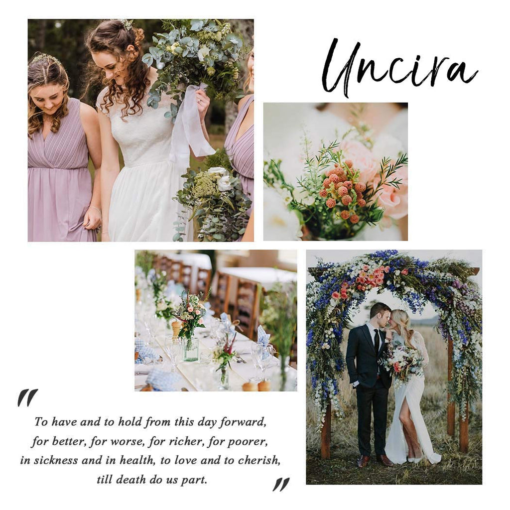 Unicra Bride Silver Wedding Hair Vine Flower Bridal Hair Piece Leaf Party Hair Accessories Crystal Hair Jewelry Rhinestone Headpieces for Women