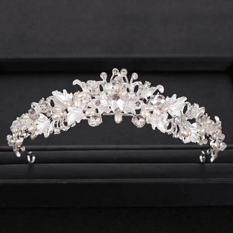 Wedding Crown Hair Jewelry Bridal Hair Accessories Women Baroque Crown Rhinestones Crystal Tiaras Bride Queen Party Crowns Gift