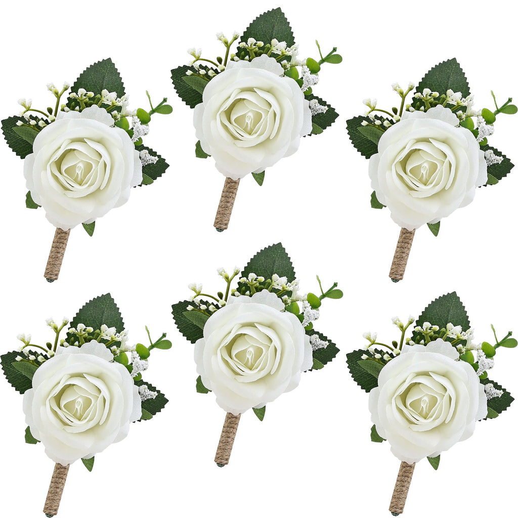 2Pcs Red Rose Corsage and Men Boutonniere Set, Wrist Band Bracelets, for Wedding Bride Bridesmaid Groom Groomsmen Flower Accessories Prom Party Man Suit Decor