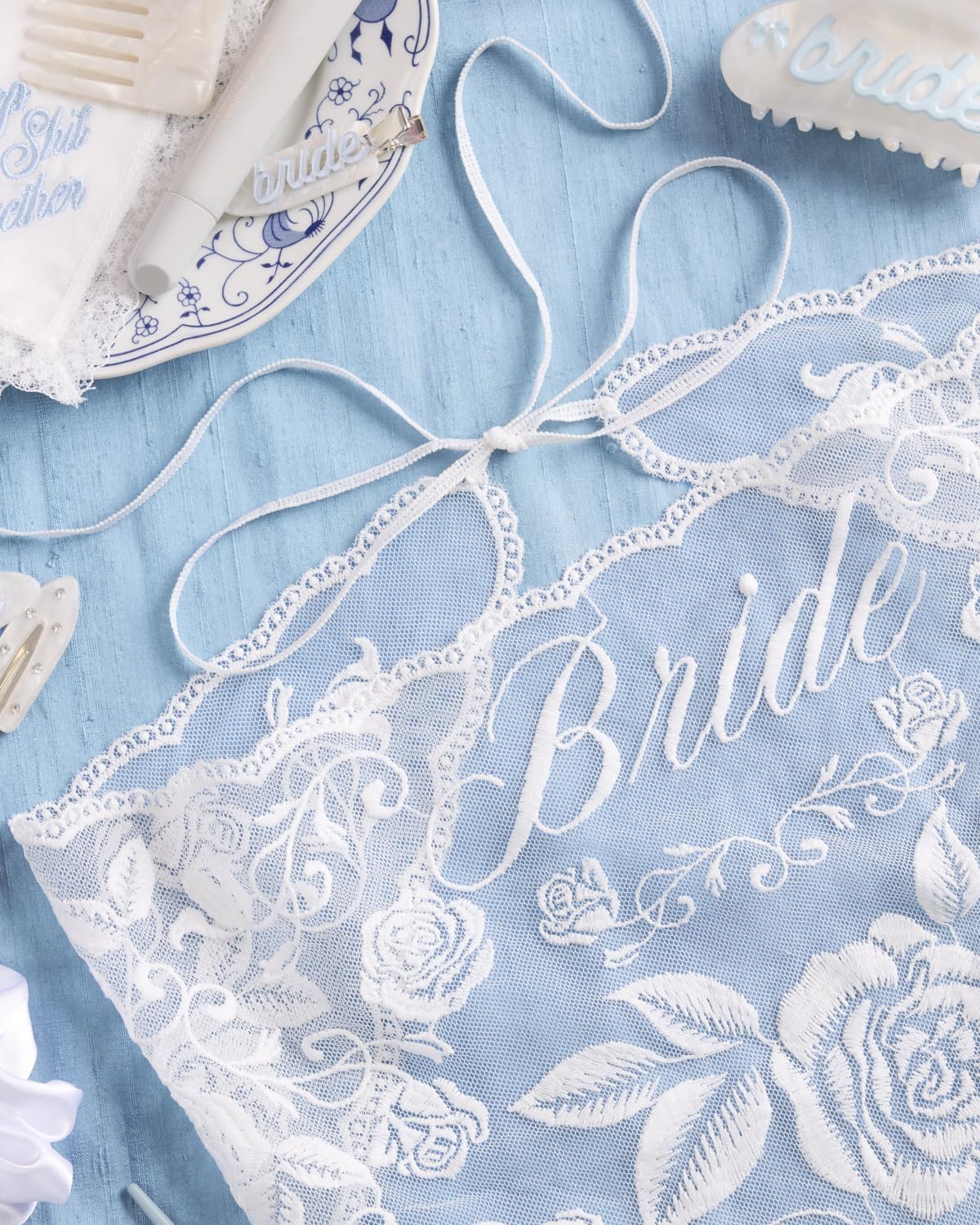 xo, Fetti Bride Lace Headscarf Embroidered Tulle | Bach Hair Accessory Gift