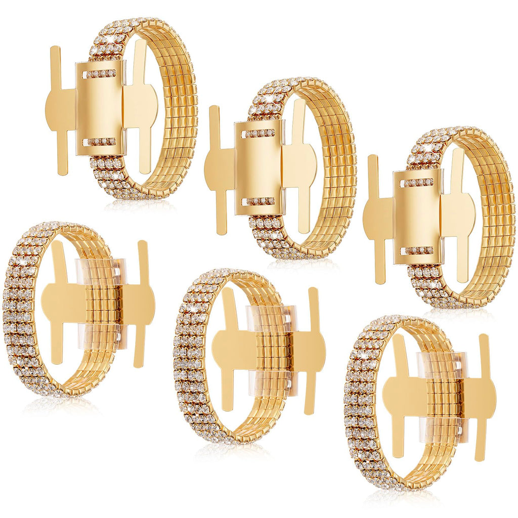 6 Pcs Slaplet Corsage Wristlet Bracelets Slap Bands