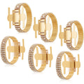 6 Pcs Slaplet Corsage Wristlet Bracelets Slap Bands