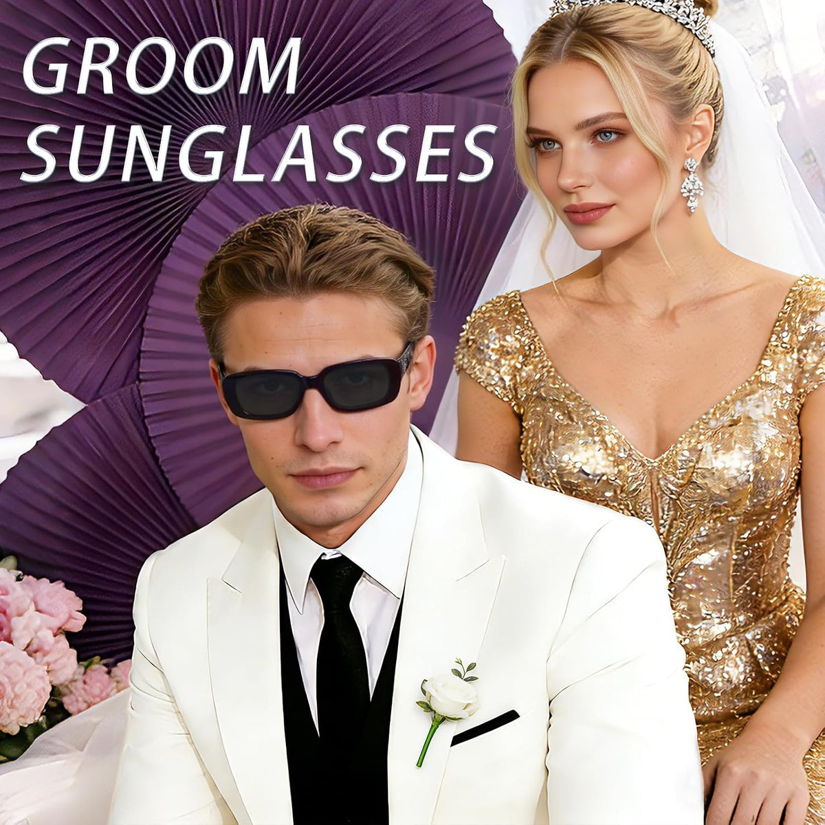Marble Bride Groom Sunglasses, Bride to be Decorations Glasses, Couple Bachelorette Wedding Party Gift Glass