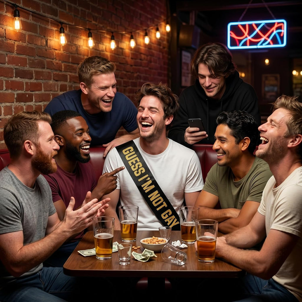 Sterling James Co. Groom Sash - Funny Bachelor Party Sash for Him - Bachelor Party Decorations, Supplies and Gifts