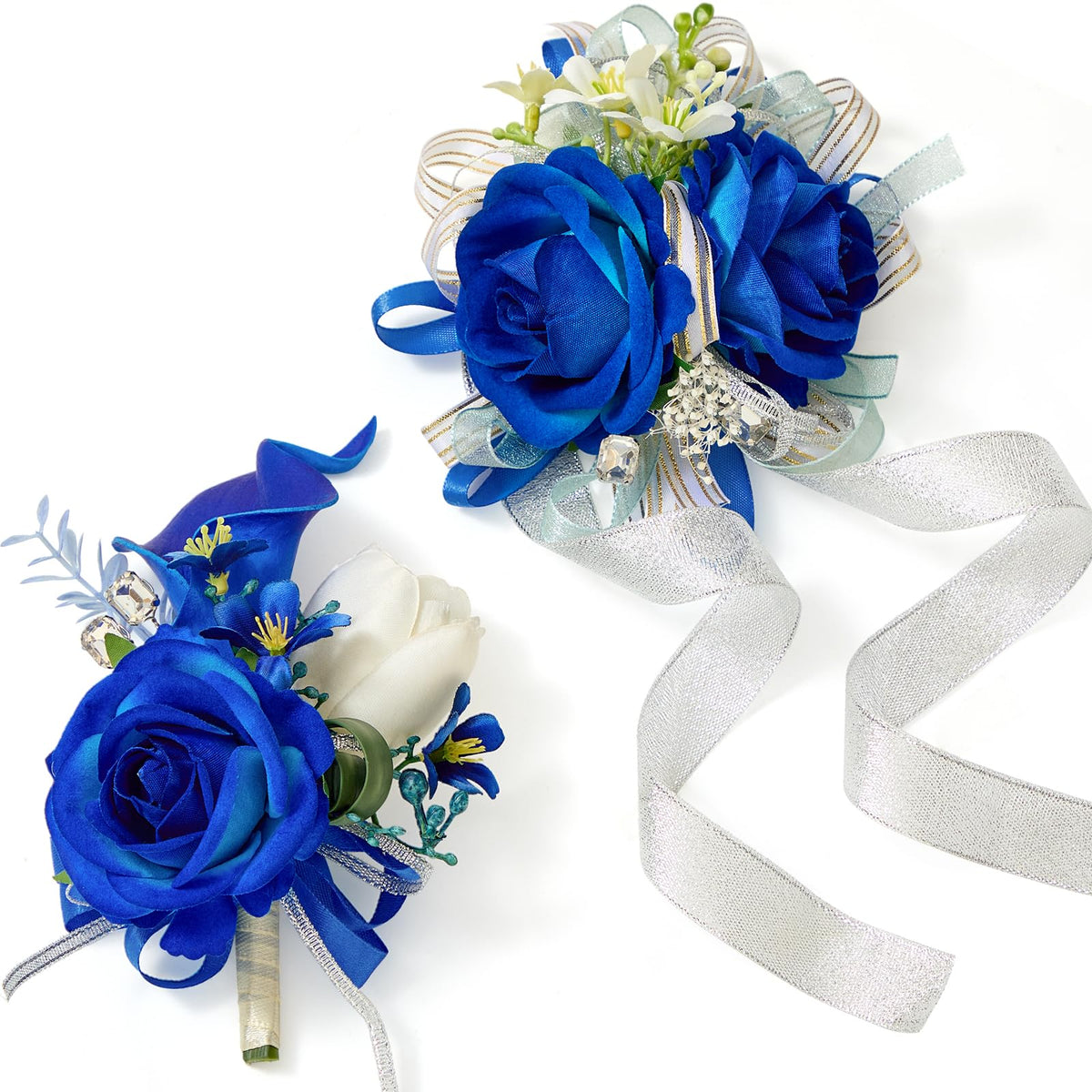 Serwalin Burgundy Corsage and Boutonniere Set for Wedding Prom Homecoming