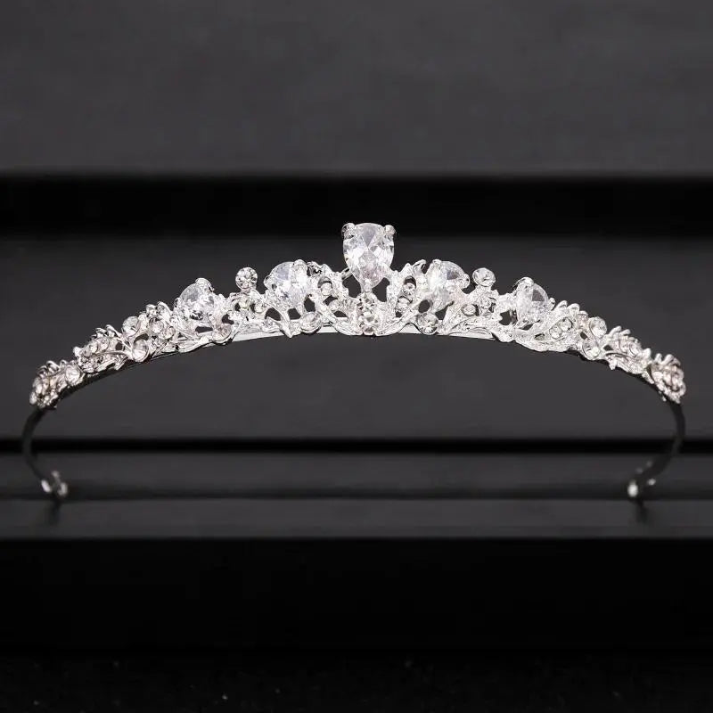 Wedding Crown Hair Jewelry Bridal Hair Accessories Women Baroque Crown Rhinestones Crystal Tiaras Bride Queen Party Crowns Gift