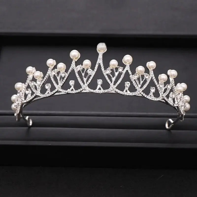 Wedding Crown Hair Jewelry Bridal Hair Accessories Women Baroque Crown Rhinestones Crystal Tiaras Bride Queen Party Crowns Gift