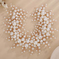 Trendy Handmade Pearl Bridal Headband Luxury Wedding Hair Accessories Bridesmaid Girls Head Jewelry for Women Headpiece Tiaras